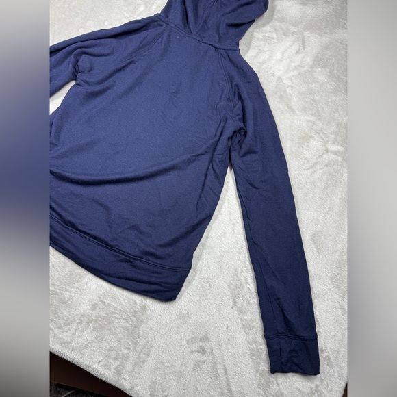 Crewcuts J.Crew Girls Supersoft Half Zip Hoodie Navy Blue Purple Pullover 6/7 - Picture 14 of 16
